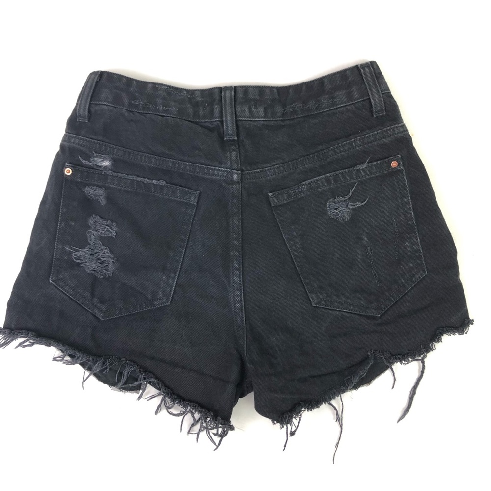SOLD Zara Ultra High Rise Destroyed Cutoffs - Picture 8 of 8